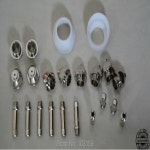 22pcs 노즐 전극 방패 컵 적합 열 3XR 4XI 공기 플라즈마 커터 팁 PCH-51