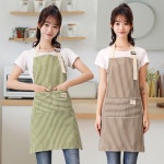 가정용 작업용 스트라이프 앞치마