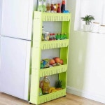 이동식 좁은주방수납 진열대 주방진열대 선반4단