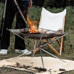 메쉬 화로대 캠핑접이식화로대 숯불화로대