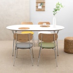 위드퍼니처 미소 체어 인테리어 디자인 카페 철재 주방 식탁 의자