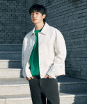 마인드브릿지 SET 마인드브릿지 데님카라배색워크점퍼 플리츠데님스커트