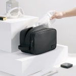 여행 골프 헬스 이중 지퍼 방수 대용량 라운딩 파우치