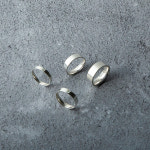 실버925 프리미엄 반지 각인 커플 우정 남자 여자 학생 은반지