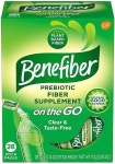Benefiber Drink Mix On The Go 무설탕 무맛 스틱 팩 28개 1개