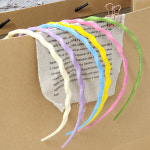 머리띠 얇은 플라스틱 데일리 물결