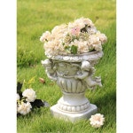 야외 정원 천사 조형물 조경 인테리어 램프 장식 햇빛