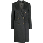딸리아또레 피크드 라펠 더블 브레스티드 코트 PARIGI10B350001
