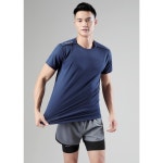 토탈스포츠 헬스반팔티셔츠 런닝반팔 짐웨어 헬스복 화이트95XL TS001