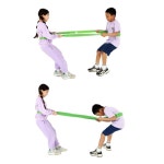 아사키 4-6세 유아 레크레이션 줄다리기 시합용 고탄력 주름밴드 S 유아선물 체력기르기 1개