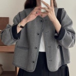허그허그 디올레 포켓 루즈 자켓