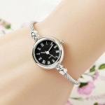 와이어 뱅글 여성 손목시계 로마숫자