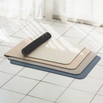 이한리빙 NEW 마시멜로 3세대 원형 사각 소프트 규조토 발매트 주방매트 - 사각 발매트 40x60