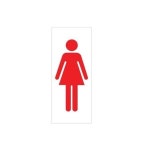51CK 표지판 안내판 여자그림 50x120 JHMR7155 A0305
