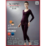 BYC BYC 스콜피오 레포츠 기모 여성 내복 상하 세트 SCR5056