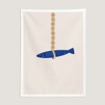 인메이블 인메이블 행운 액막이명태 패브릭포스터 10종 개업 이사 집들이 선물 두꺼비집가리개 05 행운