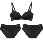 원더브라 원더브라 일체형 볼륨 몰드 노와이어 브라1 팬티2 세트 브라 75D 팬티 90 WIZ018