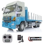 LESU RTR RC 트랙터 트럭 한 트레일러 1 14 6X4 2 4G 라디오 자동차 Thzh1351 Smt3