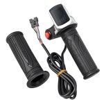 전기 자전거 스로틀 스쿠터 가속기 그립 핸들 바 LED 디스플레이 교체 36V 6 핀