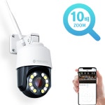 예스카모 10배 광학줌 800만 초고화소 무선 CCTV 카메라