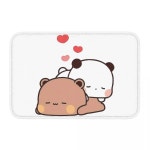 팬더 베어 곰 허그 부부 두두 도어매트 욕실 매트 거실 카펫 입 A