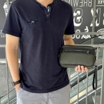 남성 고급스러운 숄더 클러치백 미니 가방 무난한 데일리 캐주얼 세련된 패턴 디자인