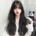 루즈 웨이브 긴머리 통가발