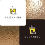 CLEANING 부착형 정사각안내판 알림판