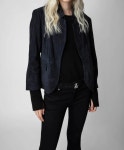 쟈딕앤볼테르 쟈딕앤볼테르 스웨이드 베리스 크링클 재킷 Suede Verys Crinkle Jacket