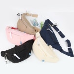 소프트 트렌디 힙색 슬링백 여행 캠핑 등산 보조가방