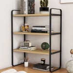 조립식 미니 진열장 틈새 수납 선반 거실 책상 정리대