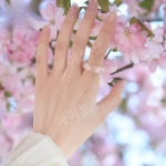 벚꽃 마노반지 원석 옥반지 링 유니크한 혼주반지 행운가득