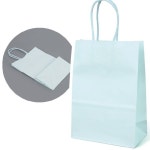 미니 종이백 중-스카이블루 쇼핑백 종이 선물 포장백