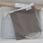 프로제 flat pouch 플랫 파우치 cream