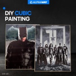아이러브페인팅 에이블 DIY 보석십자수 DC 코어 배트맨 원더우먼 슈퍼맨 1개 40X50