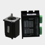 Nema23 브러시리스 스텝퍼 모터 드라이버 키트 2 상 이중 샤프트 4-리드 DC 2Nm 3 5A 12V-40V