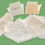 여성 순 면 꽃 무늬 여자 데일리 속옷 팬티 5개 세트