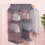 심플 걸이식 3단 가방 정리대 보관행거걸이 가방거치