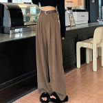 마켓에이 여성용 라드 핀턱 코듀로이 팬츠 P24FW3-A0831