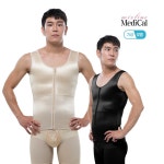 남자 여성형 가슴 체형관리 보정속옷 맞춤제작 미즈라인메디칼 기성복 샤틴원단 스킨 M-SV4-B