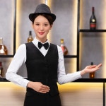 업소용 웨이터 조끼 프런트 나이트클럽 호텔 관광