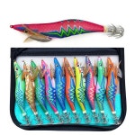 쭈꾸미에기 발광 오징어 지그 후크 미끼 문어 싱커 새우 낚시 리드 로트 당 개