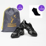 알롱제 A2 프로댄서 라인댄스화 재즈화 스포츠 댄스화 운동화 240 메탈실버