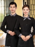식당 직원 서빙복 레스토랑 카페 호텔 긴팔 유니폼 L 남자 상의