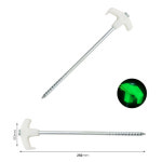 야광헤드 지주 텐트핀 타프고정 말뚝 캠핑문단조팩 1p 28448373