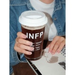 MBTI 사무실 ISFJ 엠비티아이 MBTI텀블러 음료 커피 컵 대용량 16 커피잔 선물 INFJ 인포제이 1개