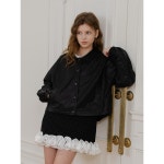 던드롭 DD Button fit leather jacket
