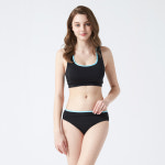 베이직엘르 베이직엘르 여성인 래쉬가드 이너 브라 팬티 수영복 세트 BEL-S228K