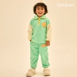 케어베어 아동용 굿데이펀샤인베어 플리스 상하복 세트 130 민트 130