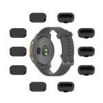 MTHGH Garmin Fenix 7X 7 7S 6X 6 6S용 더스트 플러그 10피스 실리콘 먼지 방지 캡 Garmin 965 955 945 935 265 255 245 55